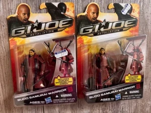 Lot of 2 NEW G.I. Joe Budo Samurai Warrior Retaliation 2012 Action Figures - Picture 1 of 3