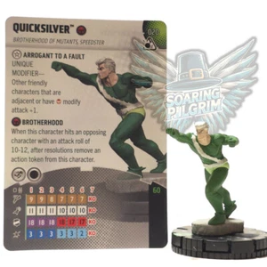 Marvel Heroclix QUICKSILVER - 020 UNCOMMON Smash and Destroy Set - Picture 1 of 1