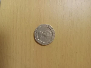 1983 Rare Twenty Pence Elizabeth II UK Coin D. G. Reg. F. D. - Picture 1 of 2