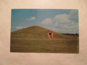 Macon Georgia Postkarte Ocmulgee National Monument Zeremonielle Earthlodge GA - Bild 1 von 2