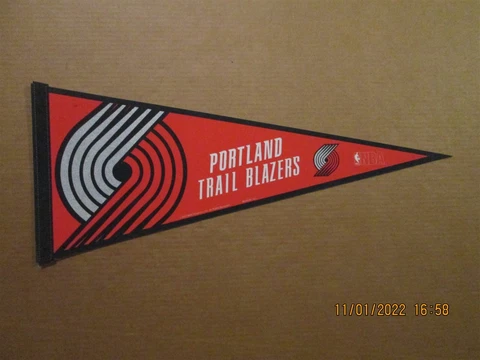 NBA Portland Trail Blazers Vintage Circa 2015 Team Logo Basketball Pennant #2 Cover