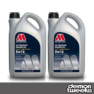 2 x Millers Oils XF Premium 0W16 Fully Synthetic Engine Oil - 5 Litre - Picture 1 of 1