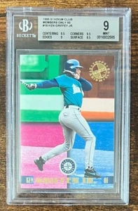 1995 STADIUM CLUB MEMBERS ONLY Ken Griffey Jr HOF #19 - BGS 9 MINT The Kid - Bild 1 von 2