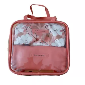 Tahari Set of three Makeup Travel Bags Set Water Resistant Makeup Jewelry Etc - Picture 1 of 5