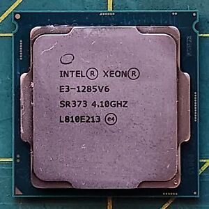 Used Intel Xeon E3-1285v6 4.10GHz Quad Core CPU 8MB Cache FCLGA1151 SR373 *0E213
