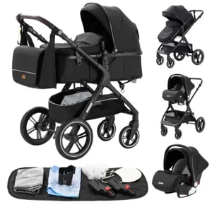 Cochecito Bebé 3 en 1 Trío – Capazo, Silla de Paseo y Asiento para Coche - Imagen 1 de 36