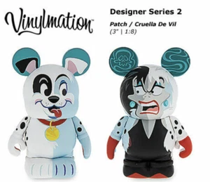 Disney Vinylmation Designer Series 2 Jeff Granito Patch & Cruella De Vil Figure - Picture 1 of 3