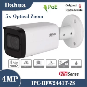 Dahua IPC-HFW2441T-ZS 4MP PoE WizSense 5x Zoom Bullet Built-in MIC IR IP Camera - Picture 1 of 13