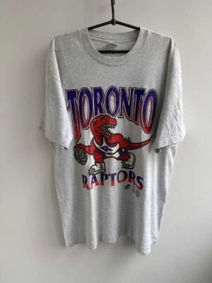 NBA × Vintage Toronto Raptors vintage t shirt Reprint  AN48091 - Image 1 of 2
