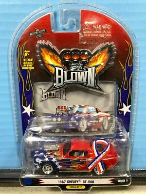 1/64 1 BAD RIDE BLOWN 1967 FORD MUSTANG SHELBT GT-500 PATRIOT COLORS - Image 1 of 2