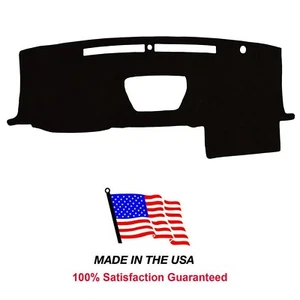 Black Carpet Dash Cover Compatible with Nissan Frontier 2022-2024 USA Made DA123 - Picture 1 of 11