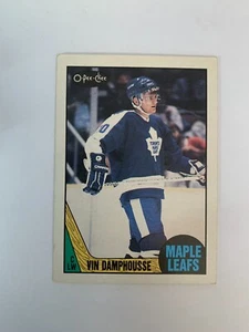 1987-88 O-Pee-Chee #243 Vincent Damphousse RC - Toronto Maple Leafs (inv.D2) - Picture 1 of 2