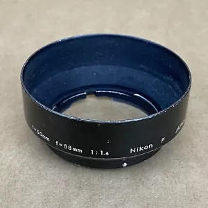 Nikon 5.8cm 1.4 Lens Hood For Nikkor 58mm Lenses - Picture 1 of 5