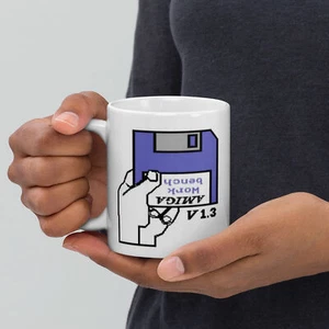 Amiga Kickstart 1.3 Boot up White glossy mug - Picture 1 of 5