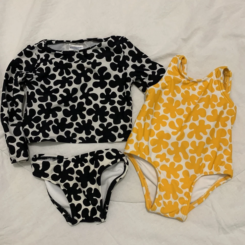 Conjunto de 2 trajes de baño Marimekko For Target para niña pequeña leer descripción para la talla Foto 1 de 4