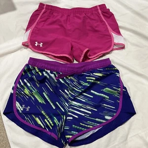 Girl's Youth Under Armour Heatgear Athletic Loose Fit Shorts  YXL XL - Picture 1 of 3