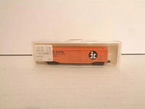 Model Power #3091 Orange Illinois Central Box Car N Scale Train Railroad MIP - Picture 1 of 6