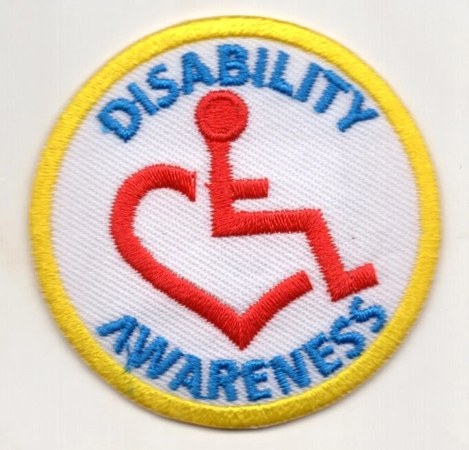 DISABILITY AWARENESS Iron On Patch  - Image 1 of 1