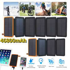 Best Solar Usb Chargers - 46800mAh Solar Panel Folding Power Bank Outdoor Camping Review 