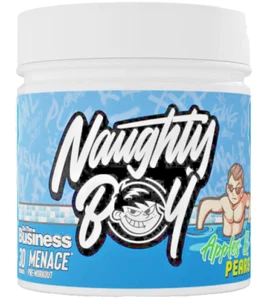 !!CLUMPED!! Naughty Boy Menace Pre Workout 390g Apples & Pear 🌟SALE CLUMPED🌟 - Picture 1 of 4