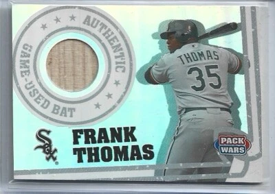 2005 Topps pack wars Frank Thomas bat relic Chicago white Sox  - Image 1 of 2