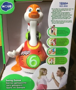 Hola Hip Hop Dancing Walking Swing Goose Musical Educational Brand New - Picture 1 of 4