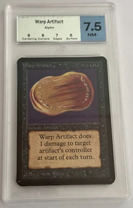 WARP ARTEFACT (Artefaktverzerrungen) ALPHA MTG MAGIC NM GRADED 7,5 - Bild 1 von 1