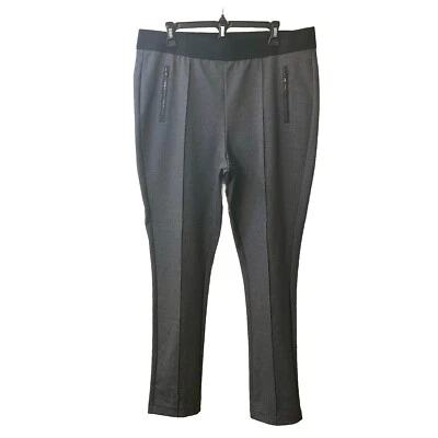 Pantalones Karl Lagerfeld Paris XL Cremallera Tobillo Compresión L2TKX7225 Pata de Gallo Foto 1 de 4