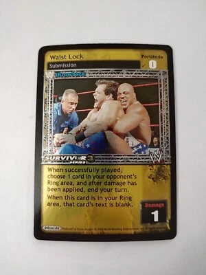Wais Lock Throwback Foil - Survivor Series 3 - WWE Raw Deal CCG MP - Image 1 of 2