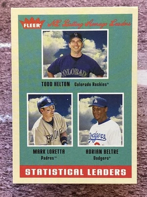 2005 Fleer Tradition Todd Helton Mark Loretta Adrian Beltre #8 - Image 1 of 2