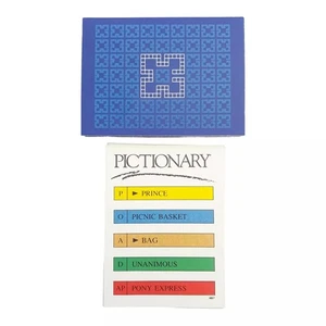 Pictionary Spare Cards - 100 Cards 500 words Replacement Cards 1993 Edition - Picture 1 of 1