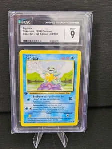 Schiggy 1.Edition Base Set Deutsch CGC 9 / no psa - Bild 1 von 1