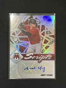 Andy Young 2022 Mosaic Scripts Auto Autograph Arizona Diamondbacks A60 - Picture 1 of 2