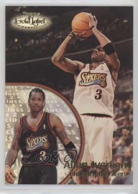 2000-01 Topps Gold Label Class 2 Allen Iverson #3 HOF - Image 1 of 2