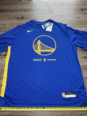 Camiseta de tiro emitida por el equipo Nike NBA Golden State Warriors talla XL azul Foto 1 de 4