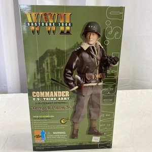 Dragon 12" 1/6 WWII Bastogne 1944 Commander U.S. Third Army George S. Patton Jr. - Picture 1 of 5