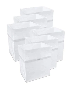 13 Gallon Disposable Trash Cans (6-Pack). Reusable Garbage and Recycling Bins... - Picture 1 of 6