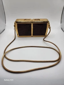 Very Rare Gold Antique Opera Binoculars With Skin - Picture 1 of 12