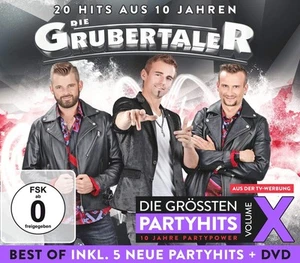 Die Grubertaler Das Beste aus 10 Jahren Party - Vol. X - inkl. DVD (CD) - Bild 1 von 1