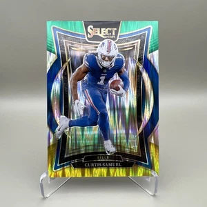 Curtis Samuel 2024 Panini Select Green & Yellow Prizm #23 - Buffalo Bills - Bild 1 von 2