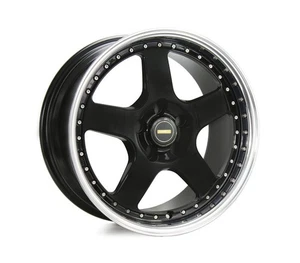 To Suit VW CADDY WHEELS PACKAGE: 17x8.5 17x9.5 Simmons FR-1 Gloss Black and C... - Picture 1 of 2