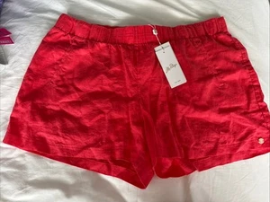 Neu mit Etikett Lilly Pulitzer Lilo Shorts Mizner rot XL - Bild 1 von 6