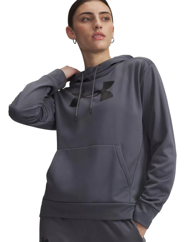 Sudadera con capucha para mujer Under Armour polar con logotipo grande 1389286 Foto 1 de 1