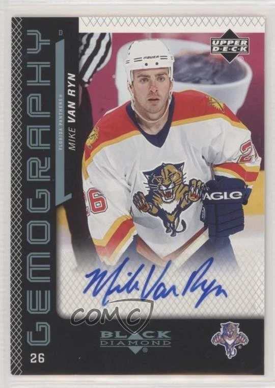 2006-07 Upper Deck Black Diamond Gemography Mike Van Ryn #G-MV Auto - Image 1 of 2