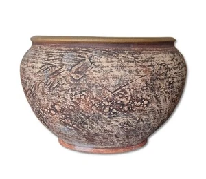 Isabella Pope Planet Pot Planter Studio Pottery Vase English - Picture 1 of 5