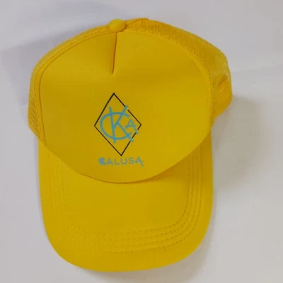 CKA Ckalusa Men's Yellow Snapback Baseball Hat Cap - Image 1 of 4