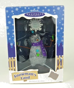 Hallmark Snowman Angel 2003 Keepsake Christmas Ornament Original Packaging - Picture 1 of 10