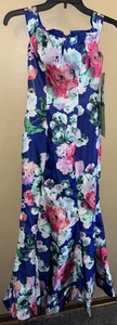 Floral Special Occasion Mermaid Dress- Size 0 by My Michele - Picture 1 of 5