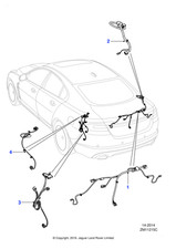 Jaguar C2Z19978 Harness Link Lead Original Part for XF 2009 - 2015