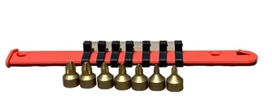 Matco Tools SA1P7R 7 piezas 1/4” Drive Phillips Juego de brocas de destornillador con soporte - Dorado - Imagen 1 de 21